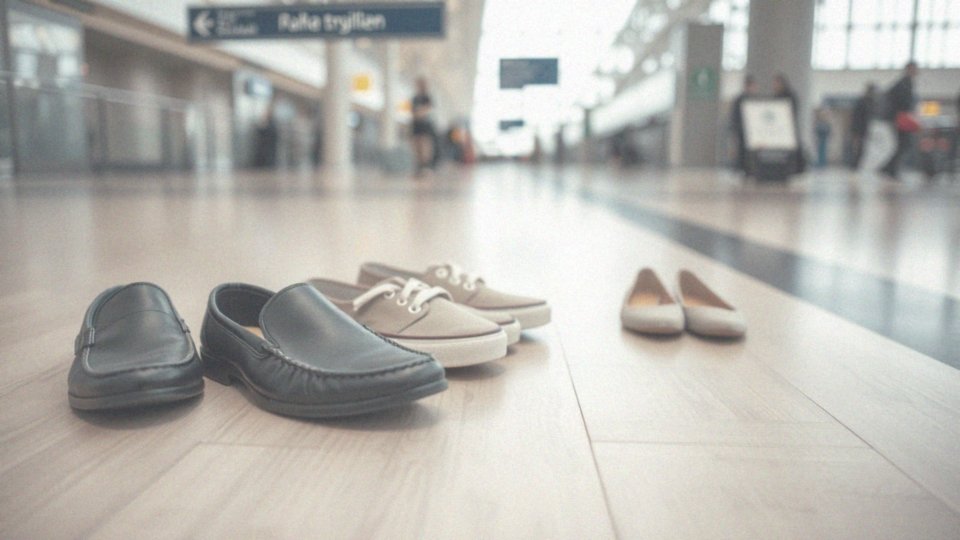 Jakie buty można łatwo zdjąć podczas kontroli bezpieczeństwa?