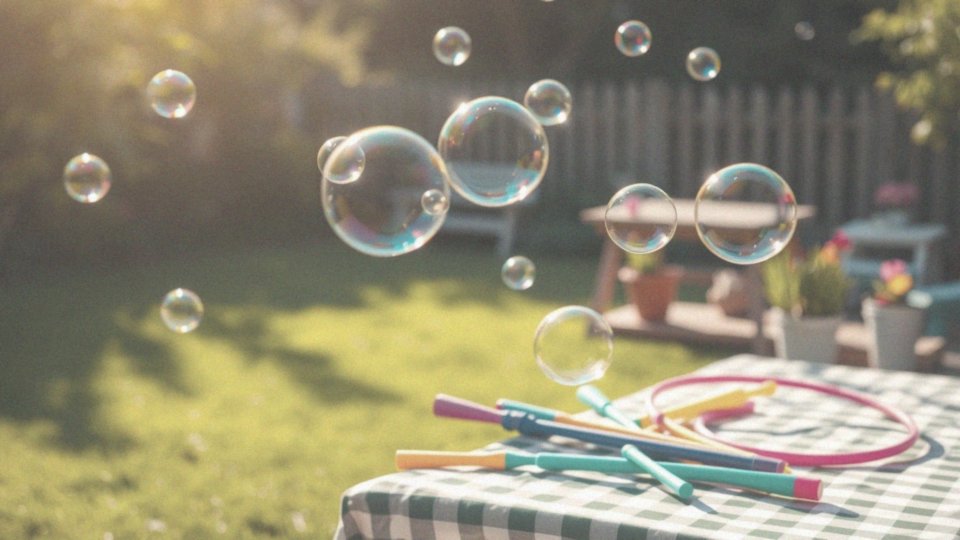 Jak zorganizować konkurs na bańkę mydlaną na urodziny?