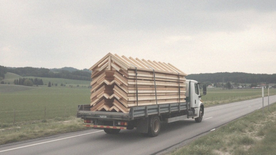 Jakie czynniki wpływają na koszty transportu wiązarów dachowych?