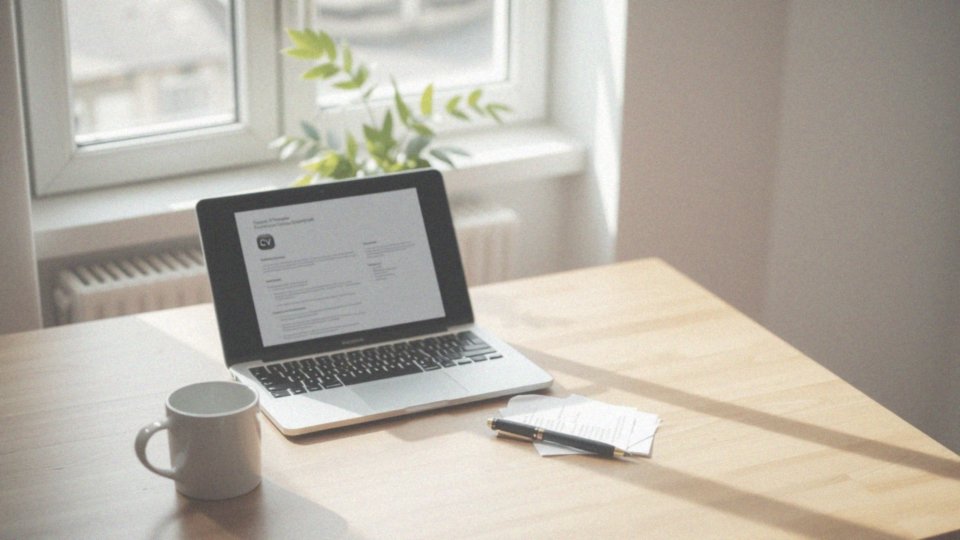 Jak napisać pierwsze CV po zawodówce? Praktyczne wskazówki